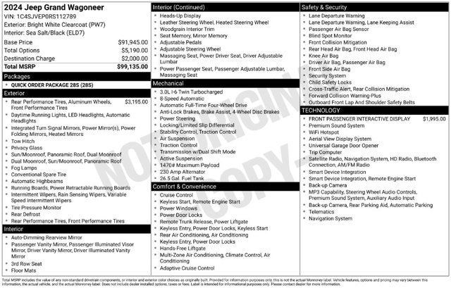 2024 Jeep Grand Wagoneer Base