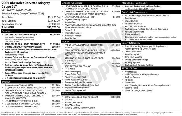 2021 Chevrolet Corvette 3LT