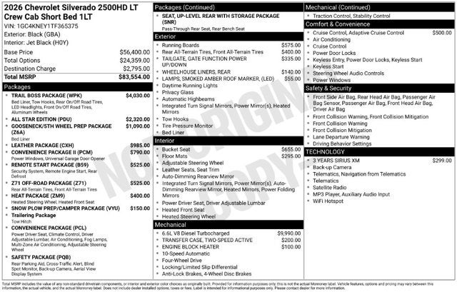 2026 Chevrolet Silverado 2500HD LT