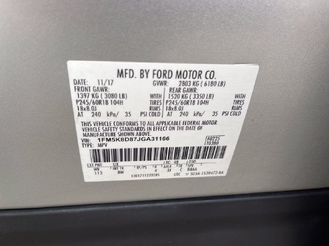 2018 Ford Explorer XLT
