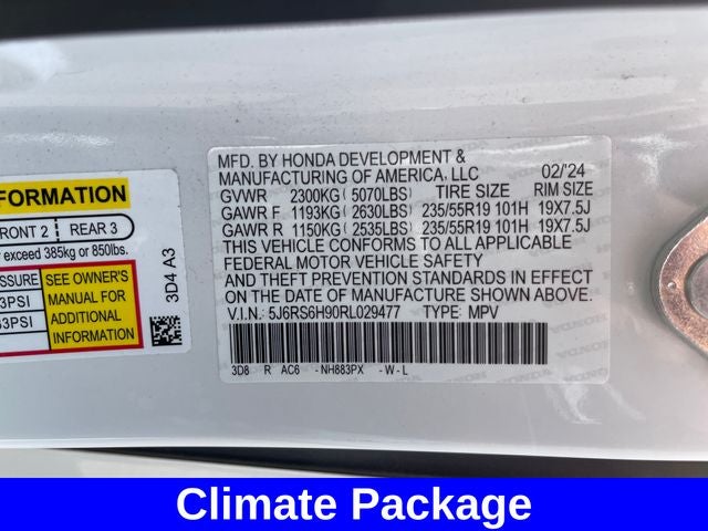 2024 Honda CR-V Hybrid Sport Touring