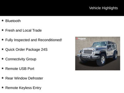 2017 Jeep Wrangler Unlimited Sport