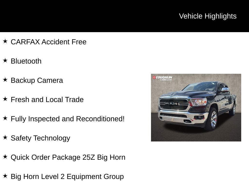 2021 RAM 1500 Big Horn/Lone Star