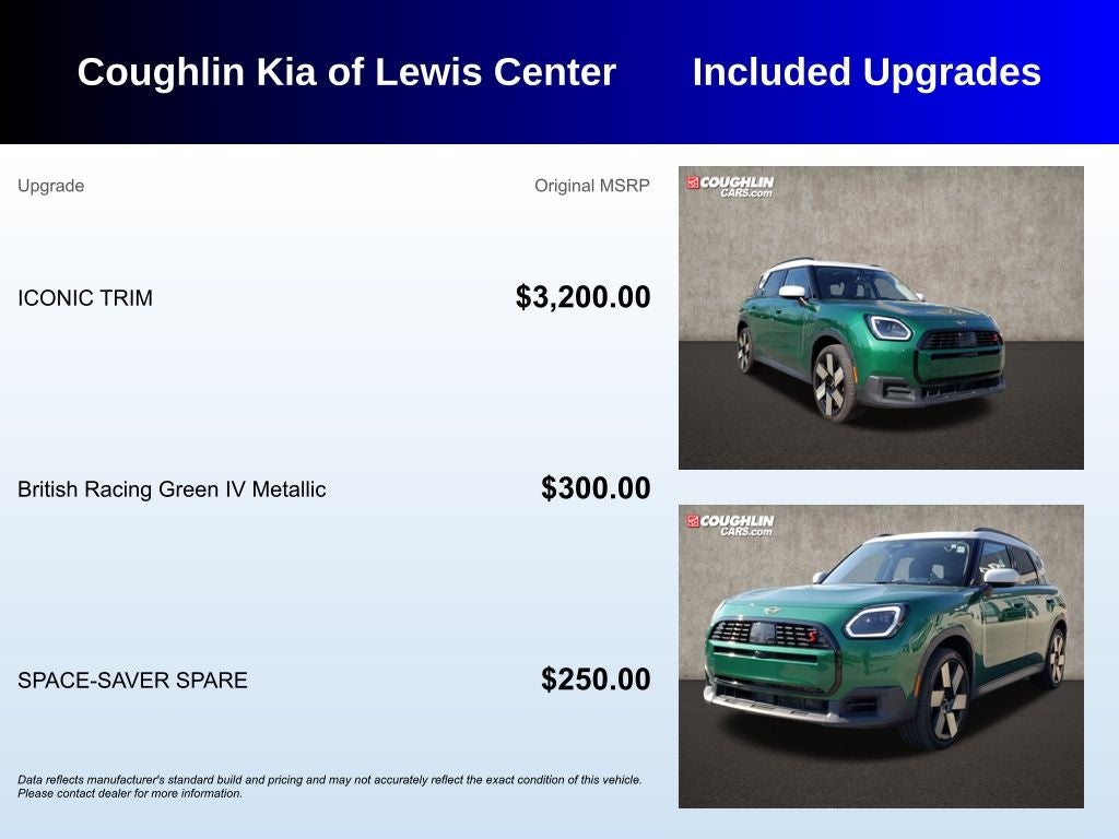 2025 MINI Cooper S Countryman Iconic