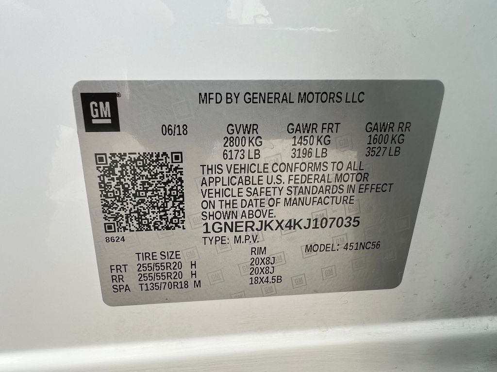 2019 Chevrolet Traverse RS 2LT