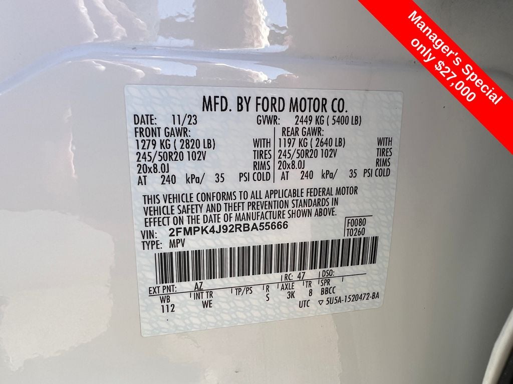 2024 Ford Edge ST Line