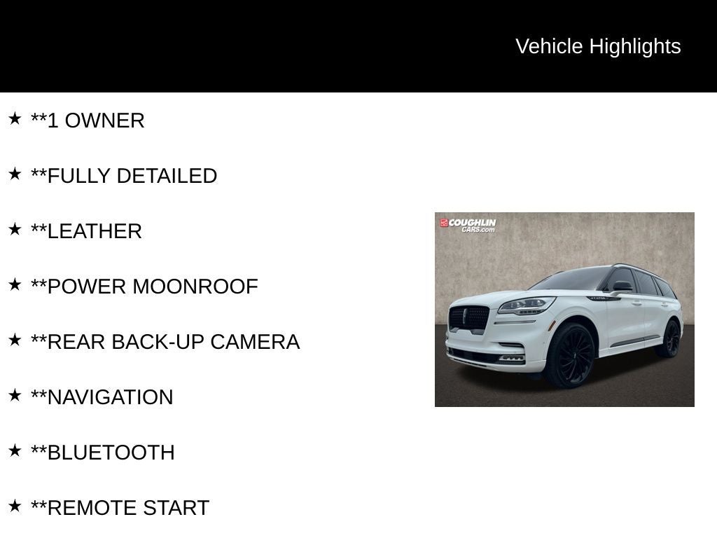 2023 Lincoln Aviator Black Label