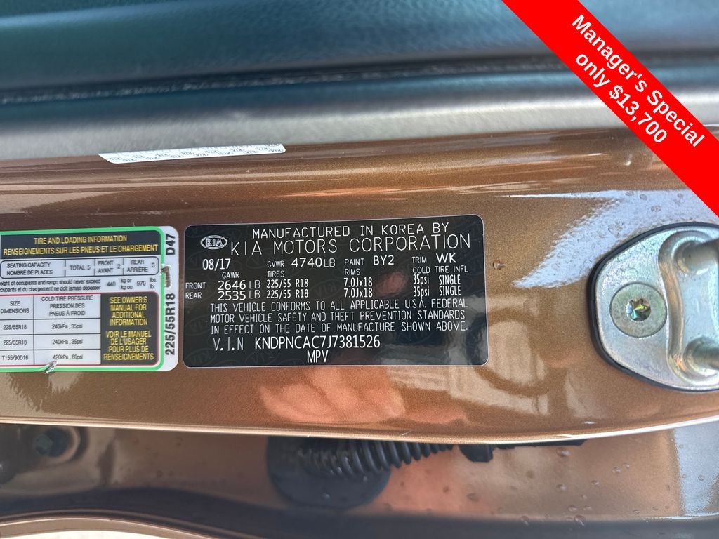 2018 Kia Sportage EX