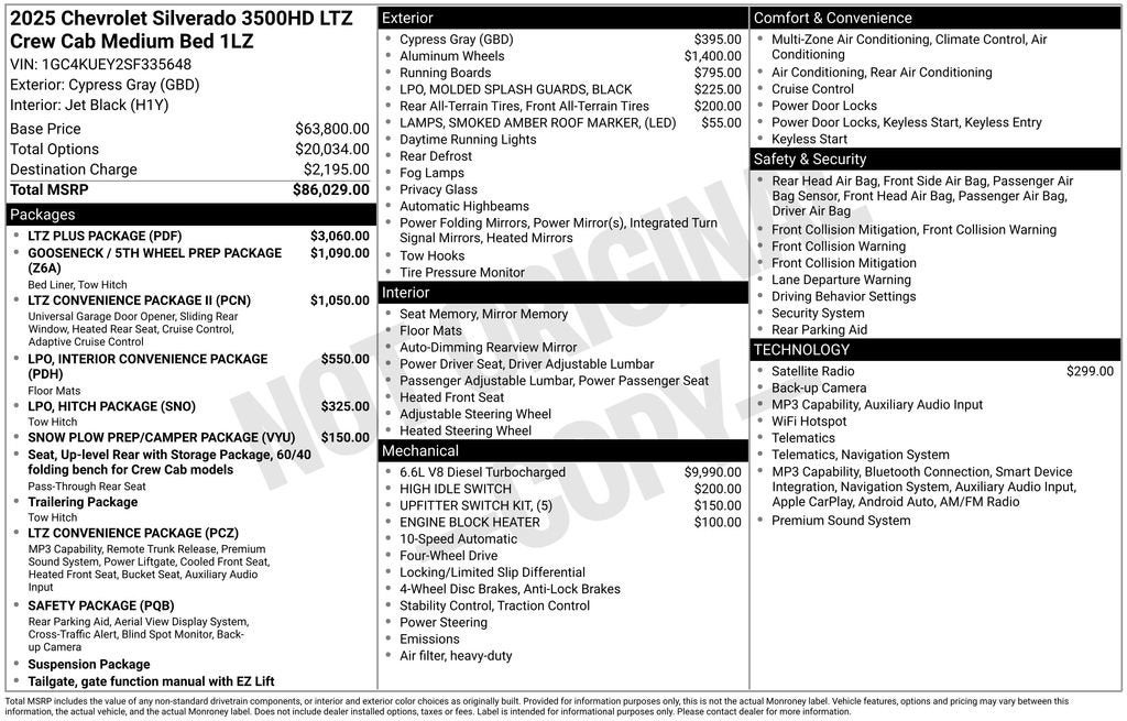 2025 Chevrolet Silverado 3500 HD LTZ