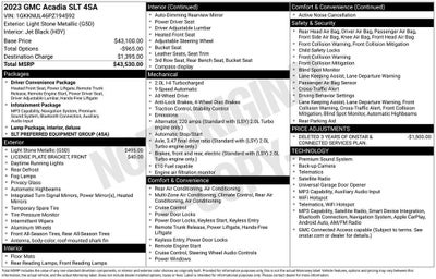 2023 GMC Acadia SLT