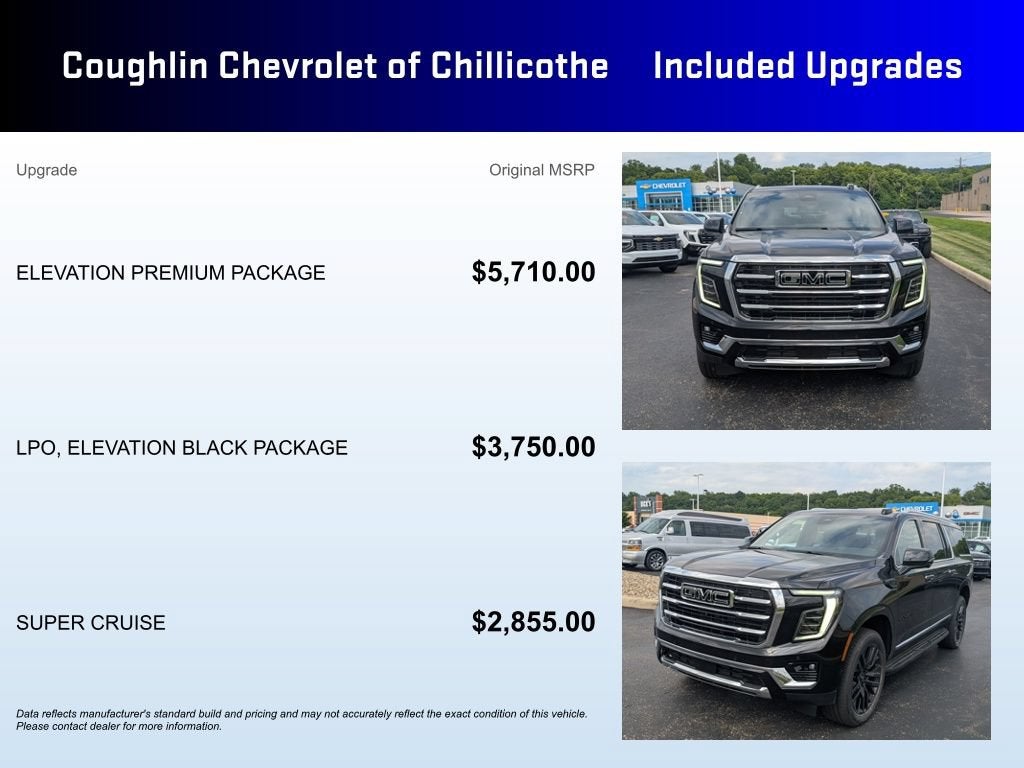 2026 GMC Yukon XL Elevation