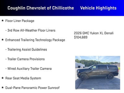 2026 GMC Yukon XL Denali