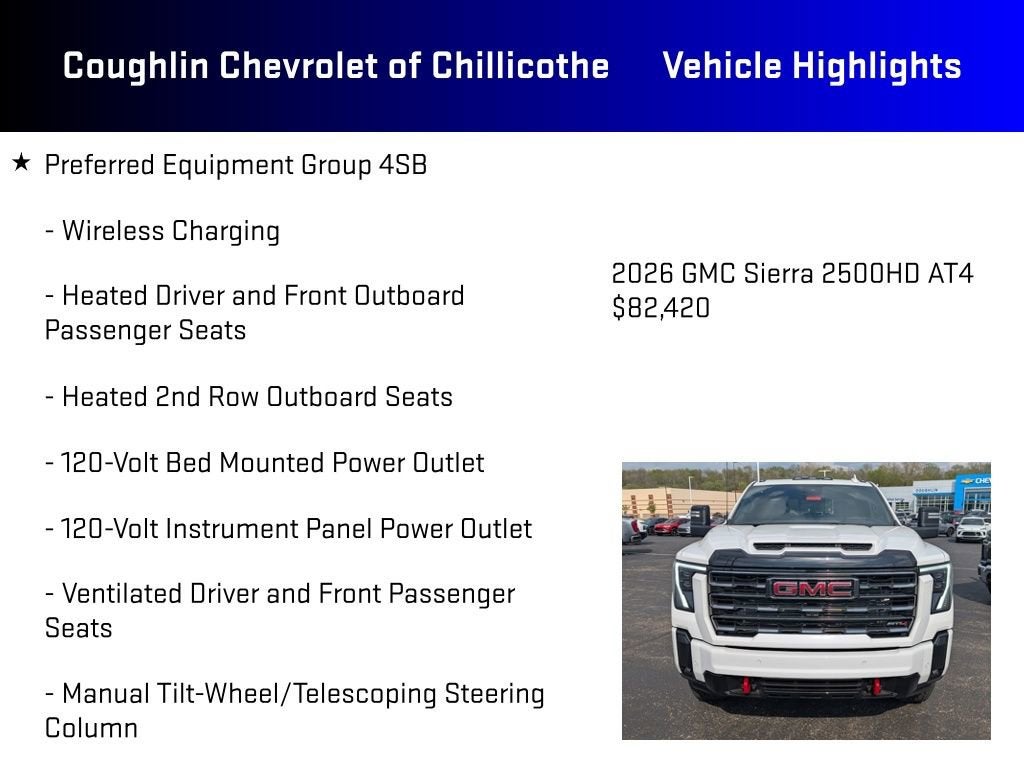 2026 GMC Sierra 2500 HD AT4