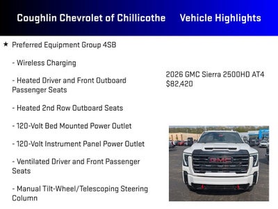 2026 GMC Sierra 2500 HD AT4