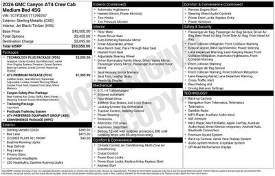 2026 GMC Canyon AT4