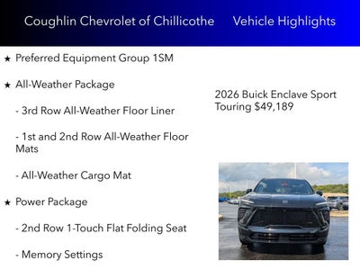 2026 Buick Enclave Sport Touring
