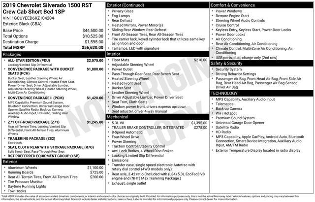 2019 Chevrolet Silverado 1500 RST