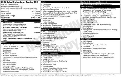2026 Buick Envista Sport Touring