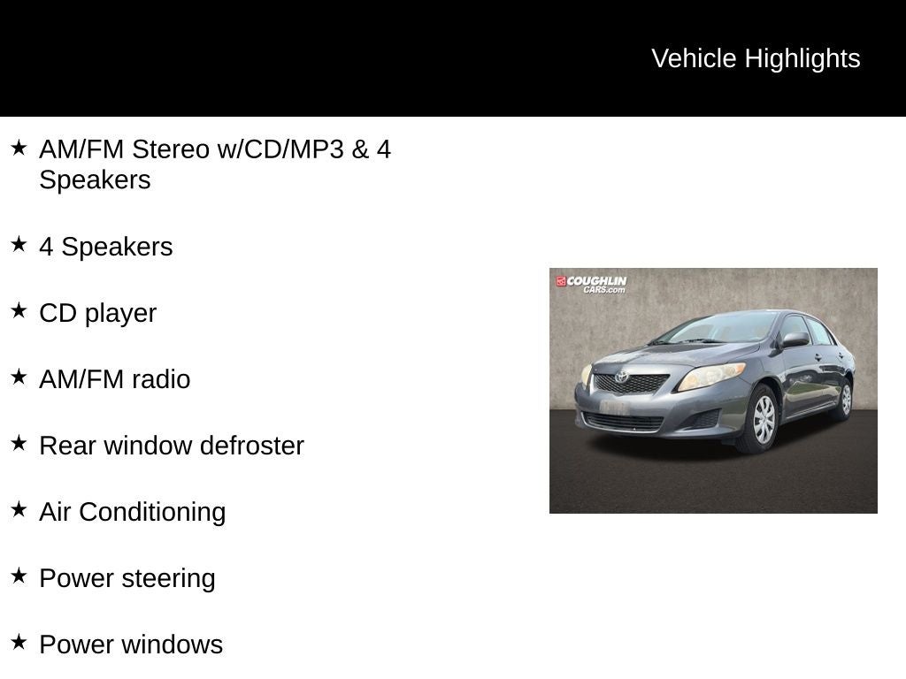2010 Toyota Corolla LE