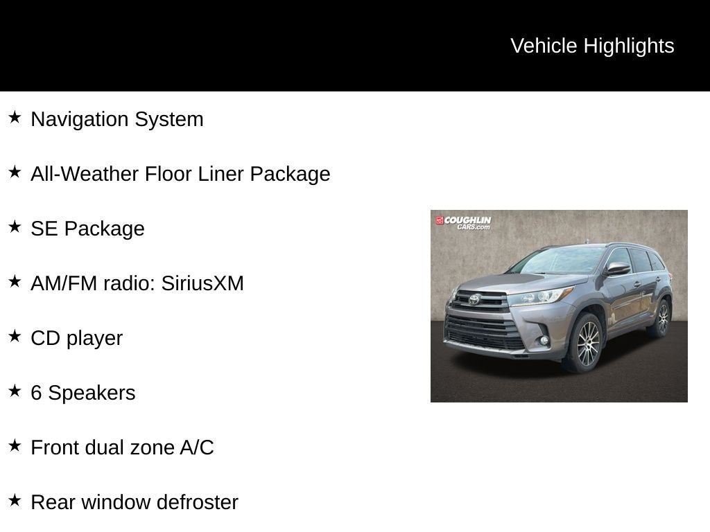 2018 Toyota Highlander SE