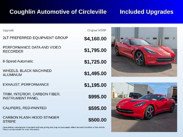 2015 Chevrolet Corvette Stingray 2LT