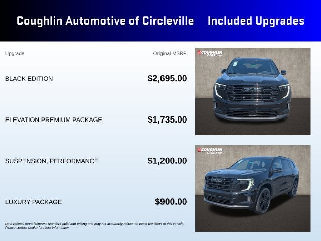 2026 GMC Acadia Elevation