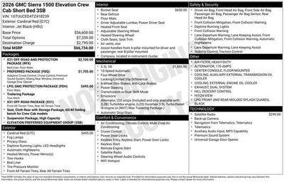 2026 GMC Sierra 1500 Elevation