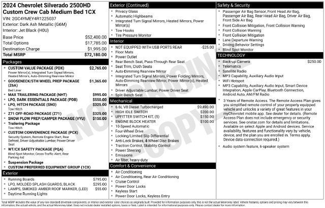 2024 Chevrolet Silverado 2500 HD Custom