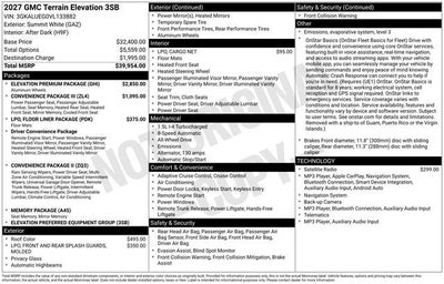 2027 GMC Terrain Elevation