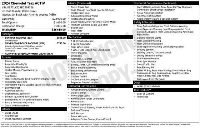 2024 Chevrolet Trax ACTIV