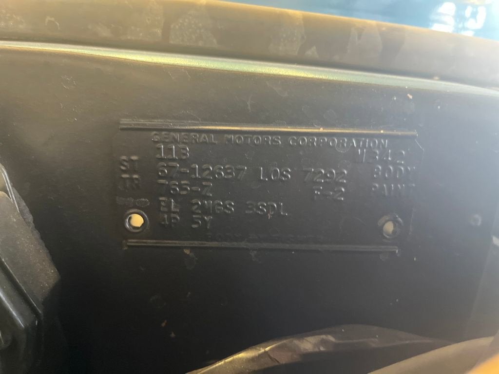 1967 Chevrolet CAMARO Base