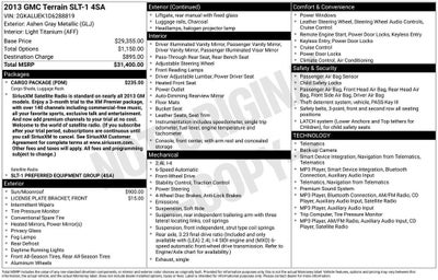 2013 GMC Terrain SLT
