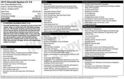 2013 Chevrolet Equinox LS